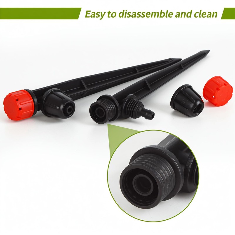 50pcs Drip Irrigation Emitters Drip Emitters for 1/4" Drip Irrigation