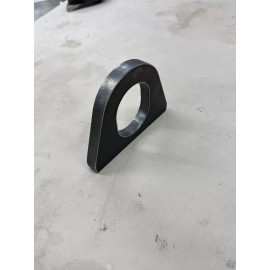 Large 5" x 3.75" Weld- On Steel Lifting Shackle D Rings 1/2” Thick (.500)
