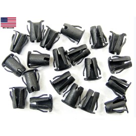 Online Auto Supply Ford Truck Barrel Clips- Fit 5/32" Hole- 1/8" Stud- Emblem Trim etc- 20pcs- #018