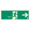 Evacuation Exit Guide Sign (Luminous Type), NAB26, Right Arrow