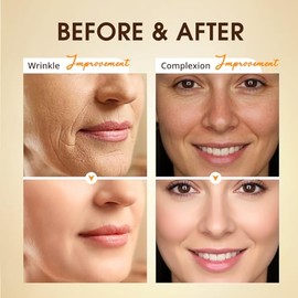 Retinol Collagen Serum for Face: Anti Aging &Anti Wrinkle Repair Peptide Serum with Hyaluronic Acid Boost Hydration-Day/Night Facial Firming Lifting N