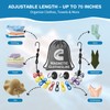 Magnetic Clothesline for Cruise Ship Cabin Approved, Strong Rubber Coated