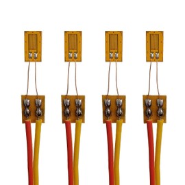 BF120 3AA 120 Ohm Strain Gauge High-Precision Resistance Foil Strain Gauge,Weldable Strain Gauge Surface Strain Gauge Circuit (BF120 3AA)