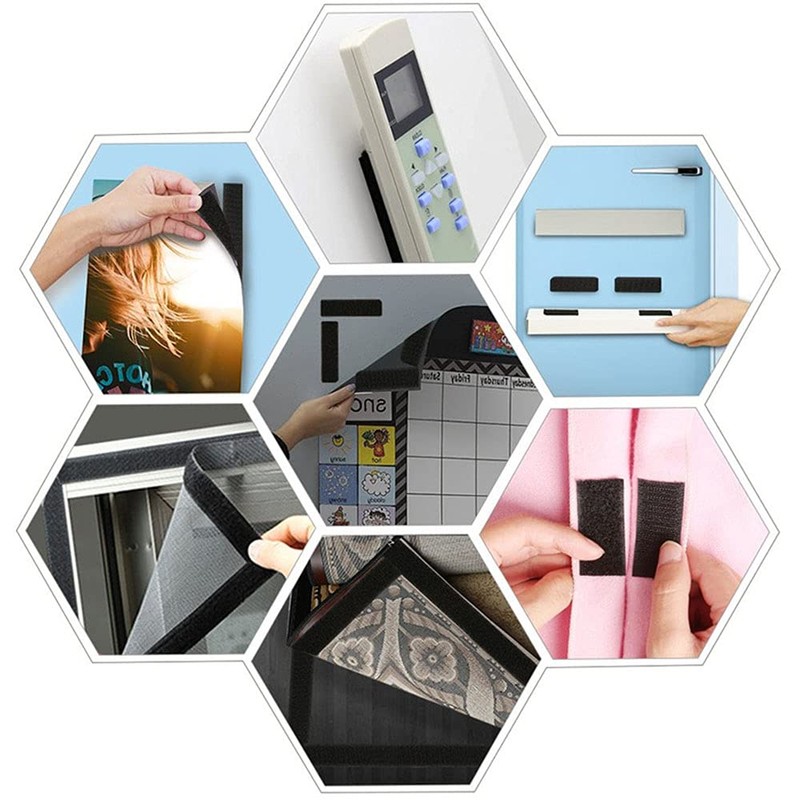 JCBIZ 25pcs Sofa Cushion Sheet Sticker Pads 60x60mm Rectangular Black
