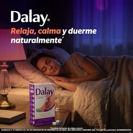 DALAY Tratamiento para el Manejo de la Tensión, Para el tratamiento de la tensión nerviosa moderada, irritabilidad y dificultad para conciliar el sueñ