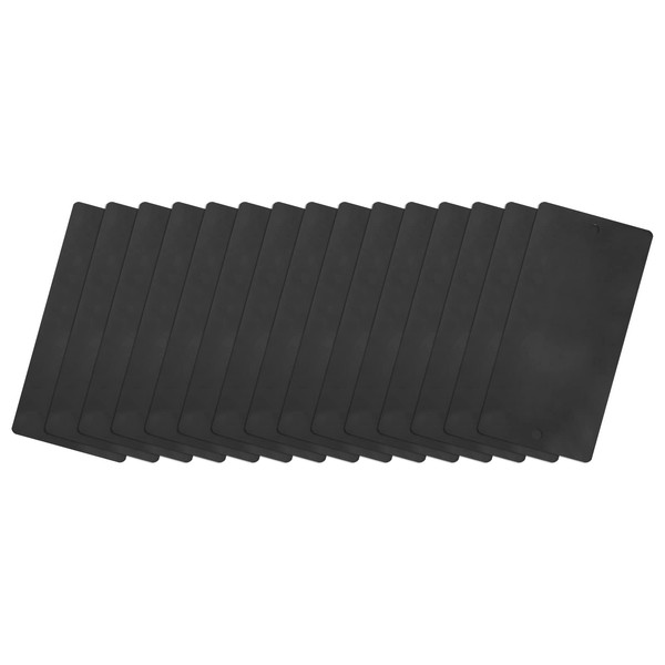 sourcing map Aluminium Blank Tags, 50 x 22 x 0.5mm