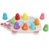 Children Wood Math Number Counting Matching Game Hedgehog Shaped Puzzle