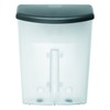 Deflecto 790901 Outdoor literature display box, clear with black lid,
