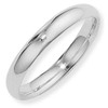 Argentium Silver Wedding Band 4mm Court Ring Size J, Made