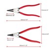 SPEEDWOX 2 Pcs Special Ring Retaining Ring Pliers Set Lock