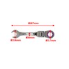 Takagi Gachi Wrench Short Flexible 8mm【120 gears allow for secure