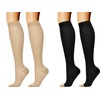 Women's open toe pressure socks multifunctional calf socks sleep elastic
