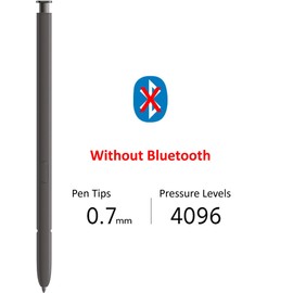 SLQ Galaxy S24 Ultra S Pen [4096 Pressure Sensor] Replacement For Galaxy S24 Ultra 5G Touch Stylus Pen [No Bluetooth] With 5Xtips/Nibs (Black)