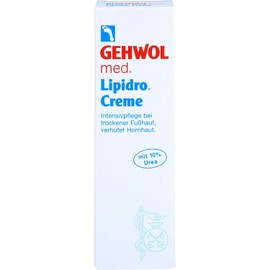 Gehwol Med Intensive Care Lipidro Cream for Dry Foot Skin Prevents Calluses 75 ml