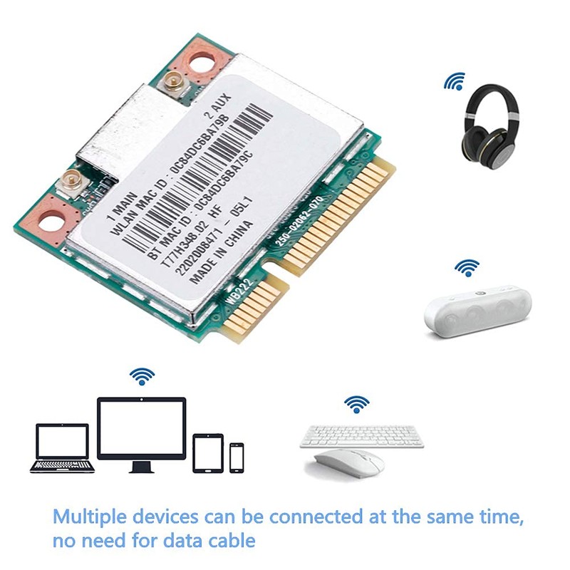 WIFI Card Network Atheros AR9462 AR5B22 Mini PCI-E 802.11N WIFI
