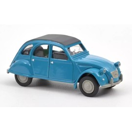 OPO 10 - Miniature car compatible with Citroën 2CV scale 1:64 3 inches 7.5cm Norev - Blue Petrel 191027