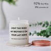 MOTVZC Sister in Law Gifts, Candle for Sister-in-Law Funny Christmas