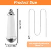 Jiujuda9 2 Pcs Ceramic Bathroom Light Pull Cord Handle with