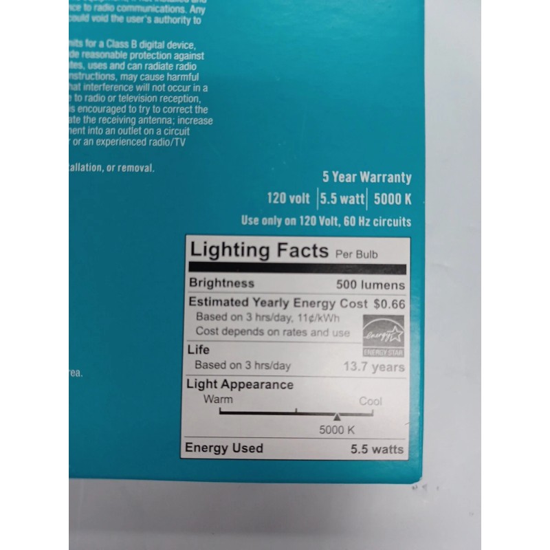 EcoSmart 60-Watt Equivalent B11 Dimmable Frosted Glass LED Bulb Daylight