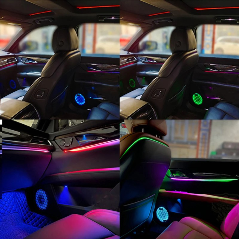 Us Local Shipping Car Ambient Light Multi Color Lighting Car