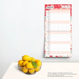 Mom's Family Planner | 2025 12 x 24 Inch Monthly Square Wall Calendar | Matte Paper and Sticker Sheet | Plastic-Free | BrownTrout | Planning Organization