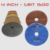 STADEA Premium Grade Wet 4" Diamond Polishing Pads Set +