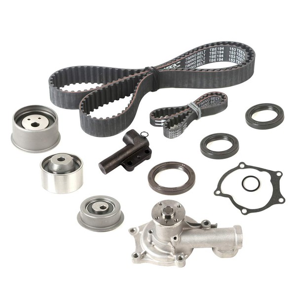 MPLUS Timing Belt Kit W/Water Pump with Hydraulic Timing Belt