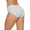 Wealurre Cotton Bikini Women's Breathable Panties Seamless Comfort Underwear(3128M,Stripe 2)