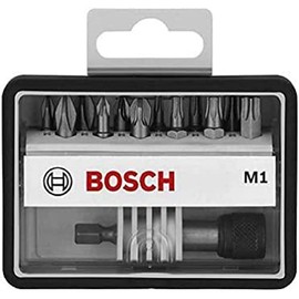 Bosch 2607002563 Extra Hard Screwdriver Bits Plus Holder, Ph/Pz/T, 25mm Length