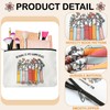 Sunnymove 12 Pcs Book Lover Makeup Bags Book Club Gifts