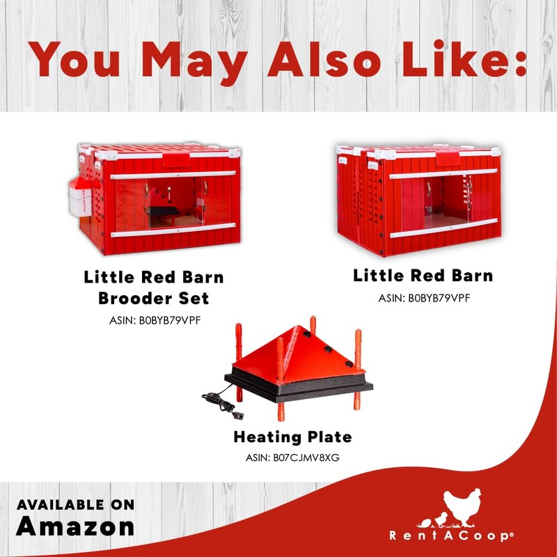 RentACoop Jute Brooder Liners for Little Red Barn Brooder (Pack