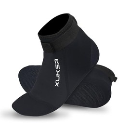 XUKER Water Socks Neoprene Socks 3mm Beach Sand Volleyball Socks Wetsuit Booties Footwear Fin Swim
