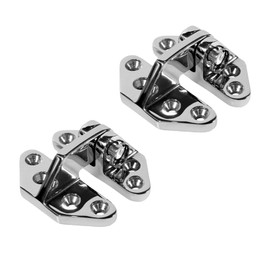 Stainless Steel Hinges，Heavy Duty Marine Grade Stainless Steel 316 Hinge with Removable Pin，180 Degree Hinge，Yacht Hardware Marine Hatch Hinge (2PCS)