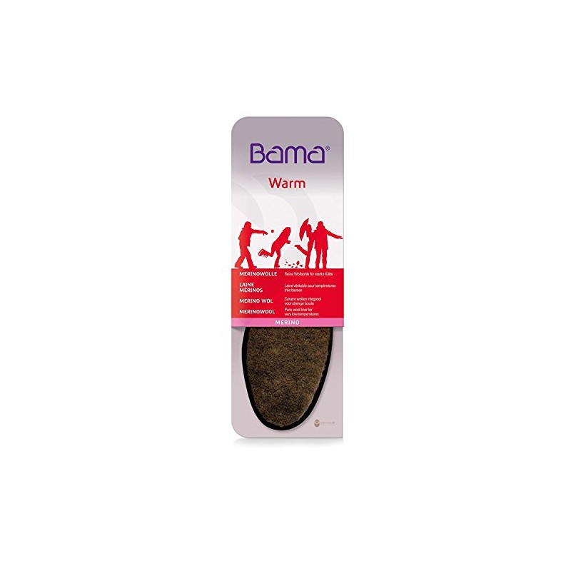 Bama Merino Wool Sole Dark Brown, dark brown