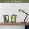 DECOCIAGA 5x7 Picture Frame, Display Pictures 5x7 with Mat, Wavy