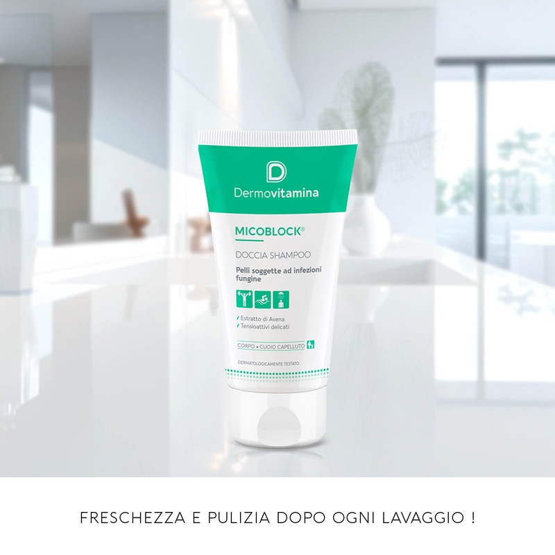 Dermovitamina - Micoblock Doccia Shampoo Antifungino 200ml - Infezioni