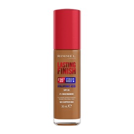 Rimmel Rimmel Lasting Finish 35Hr Foundation 503 Cappuccino, Full Coverage, Hydrating, SPF20, Hyaluronic Acid, Vitamin E, 2% Niacinamide, All Day Wear, Vegan, Cruelty Free