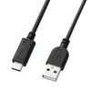 サンワサプライ USB2.0 TypeC - Aケーブル 2m KU-CA20K
