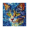Stained Glass Cat Painting Jigsaw Puzzle 1000 Piece for Adult,