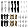 Hpmjz 24 Pcs Zipper Repair Kit Replacement Universal Fix Zip