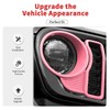 SQQP Front Grill Insert+Headlight Turn Light Cover Compatible with 2024-2025