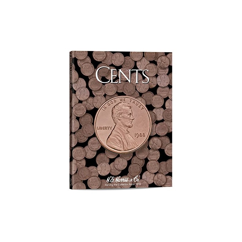 H.E. Harris Harris Coin Folder - Carpeta Cents-Plain - 8HRS2676