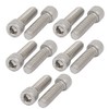Sourcingmap 1/4"-20 x 7/8" 304 Stainless Steel Full Thread Hex