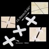 DGZZI 500PCS 3mm Tile Cross White Wall and Floor Tile
