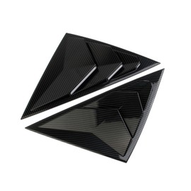 Fewshaw Carbon Fiber Style Side Window Louvers Air Vent Shades Cover Blinds for 2023-2025 Acura Integra