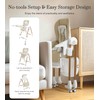 Mallify Foldable High Chairs for Babies and Toddlers, 3-in-1 Convertible
