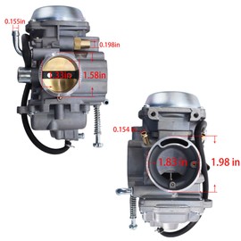 WFLNHB Carburetor Carb Replacement for Polaris ATP Magnum Trail Blazer Boss 325 330 with Intake Boot