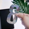 3 inch Reflective Mailbox Numbers for Outside, 6 Sheets 0-9