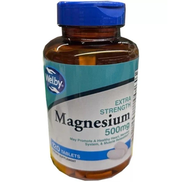 Welby 2 Packs Welby Magnesium Supplements / Vitamins- 500 MG