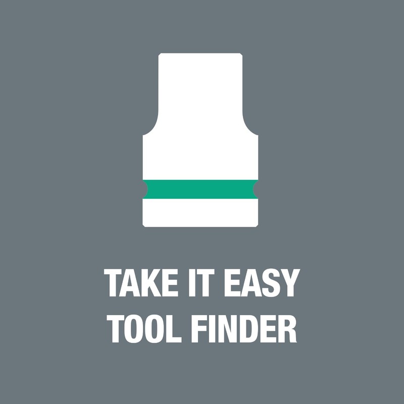 Wera 05003973001 Socket Belt Set, Zyklop B 4 3/8-inch Insert,